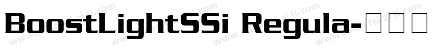 BoostLightSSi Regula字体转换